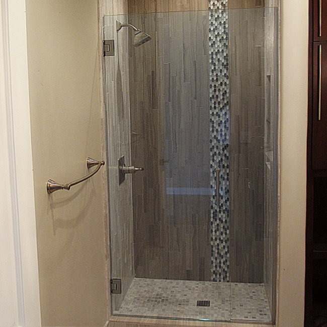 glass shower enclosure